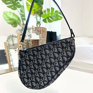 Dior Oblique Canvas Saddle Bag